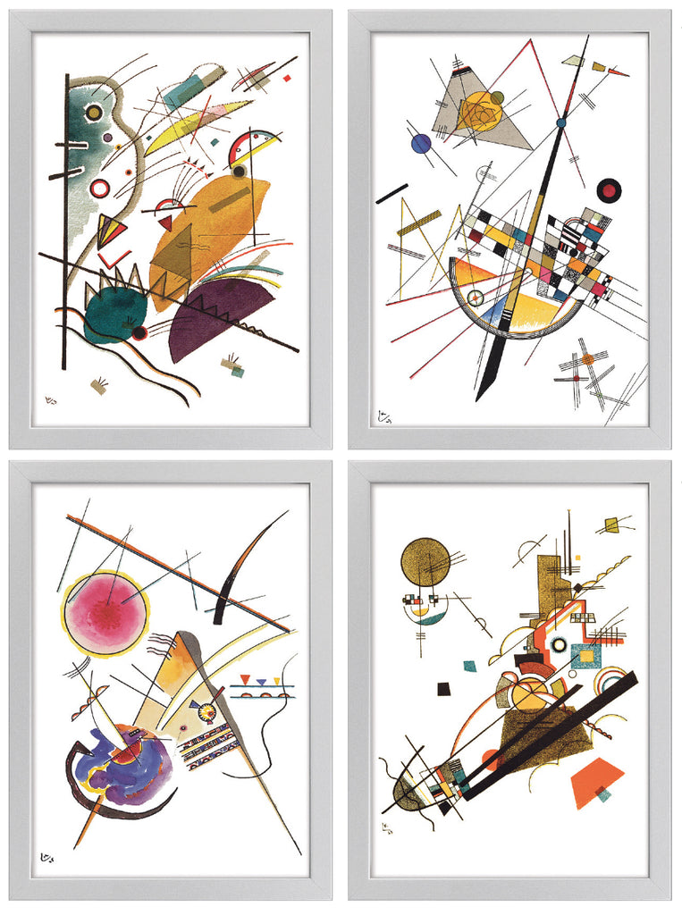 Set de 4 tableaux - Wassily Kandinsky
