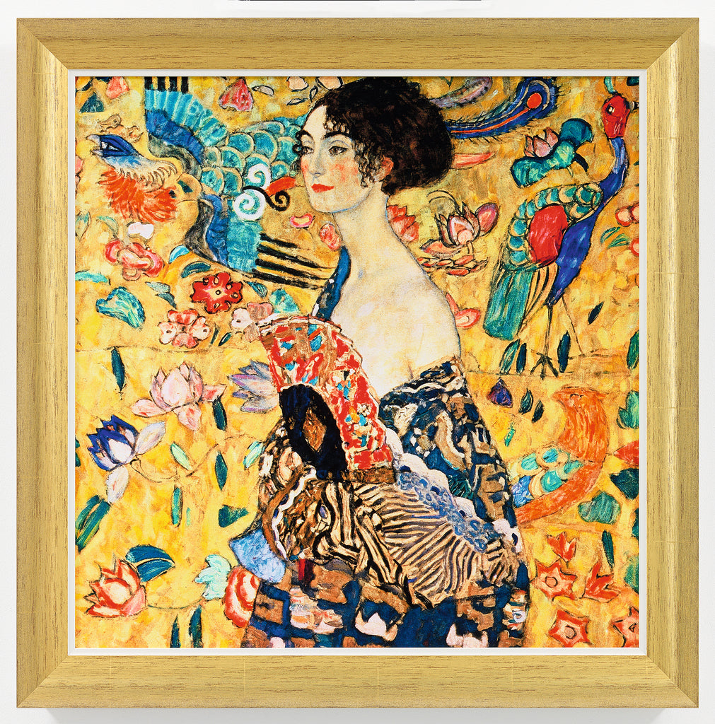 Dame à l'éventail - Gustav Klimt