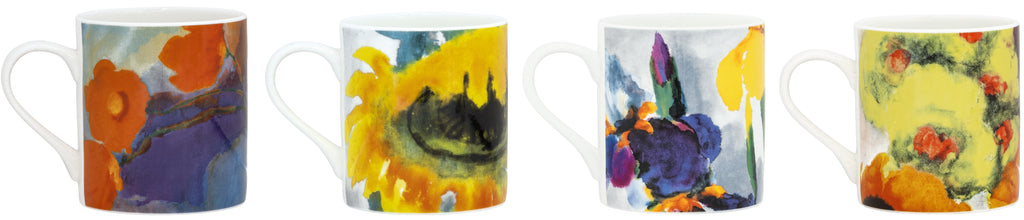 4 mugs Fleurs d'été - Emil Nolde