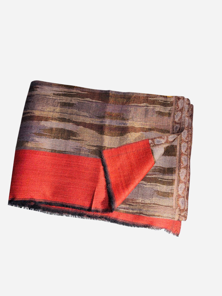 Wool reversible Shimmer scarves