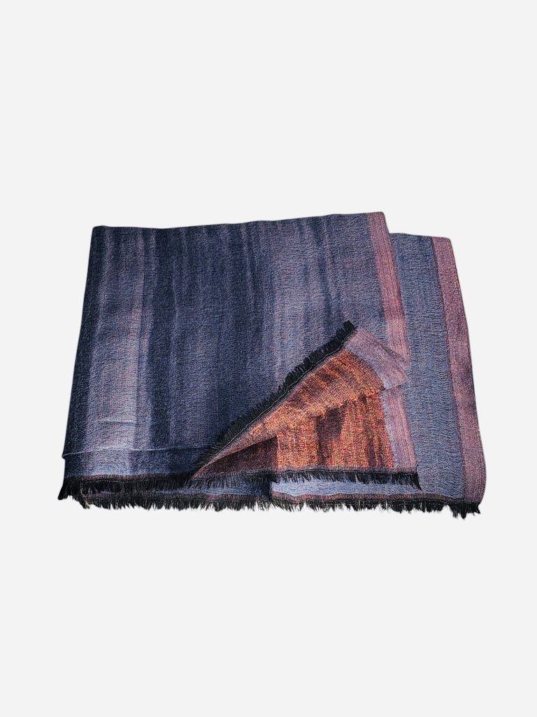 Wool reversible Shimmer scarves