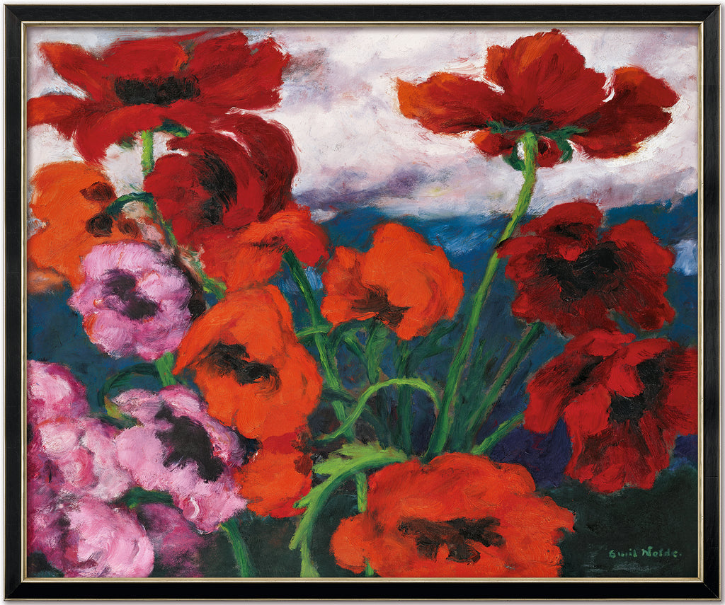 Grosser Mohn - Rot, Rot, Rot - Emil Nolde (1942)