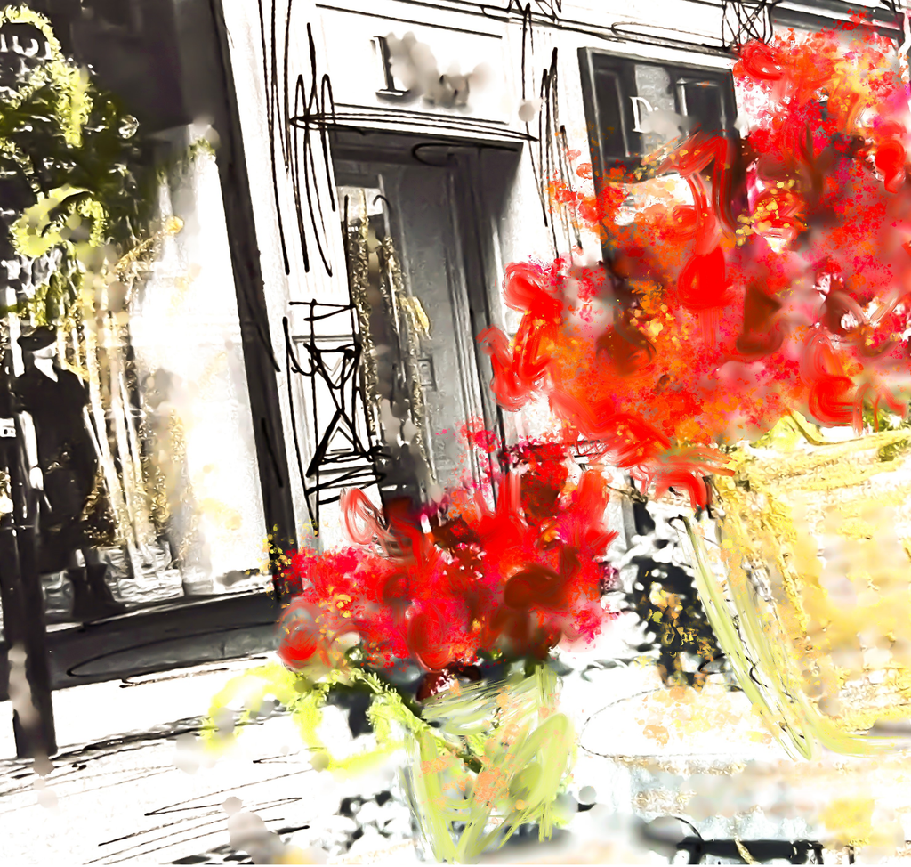 Rue Philippe II en fleurs