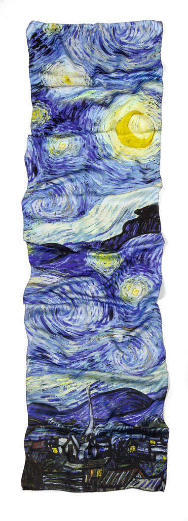 Foulard en soie Nuit étoilée - Vincent van Gogh