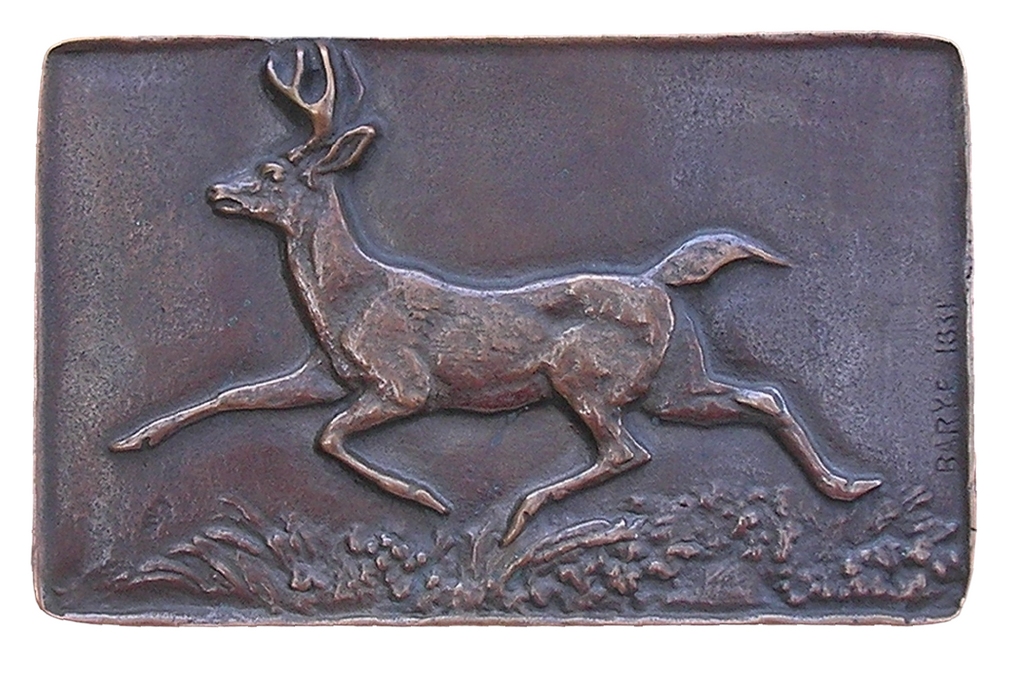 Bas-relief Cerf - Barye