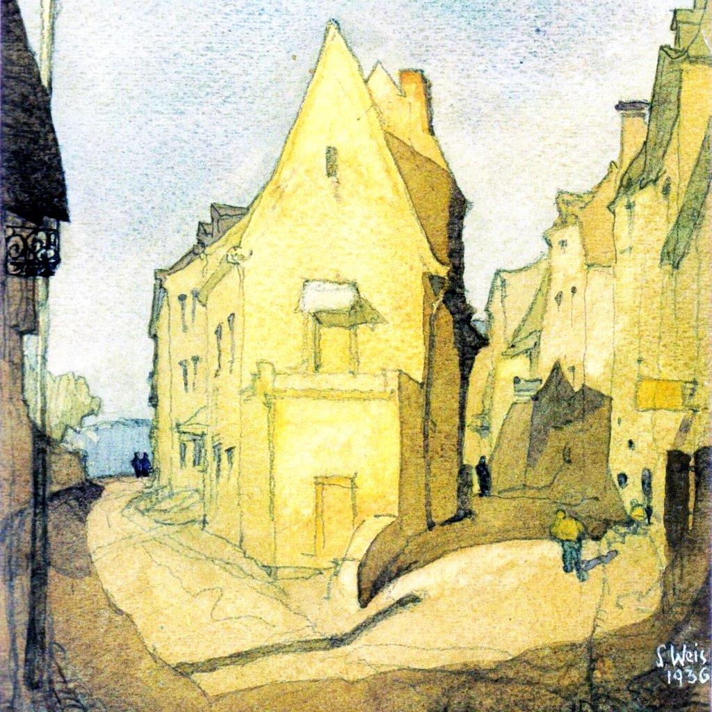 Foulard Vue de Luxembourg