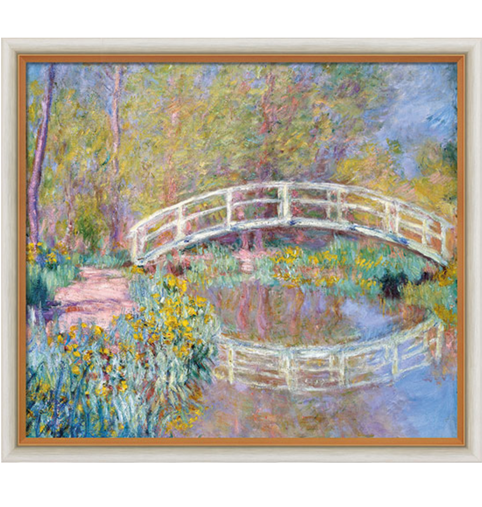 Brücke in Monets Garten - Claude Monet