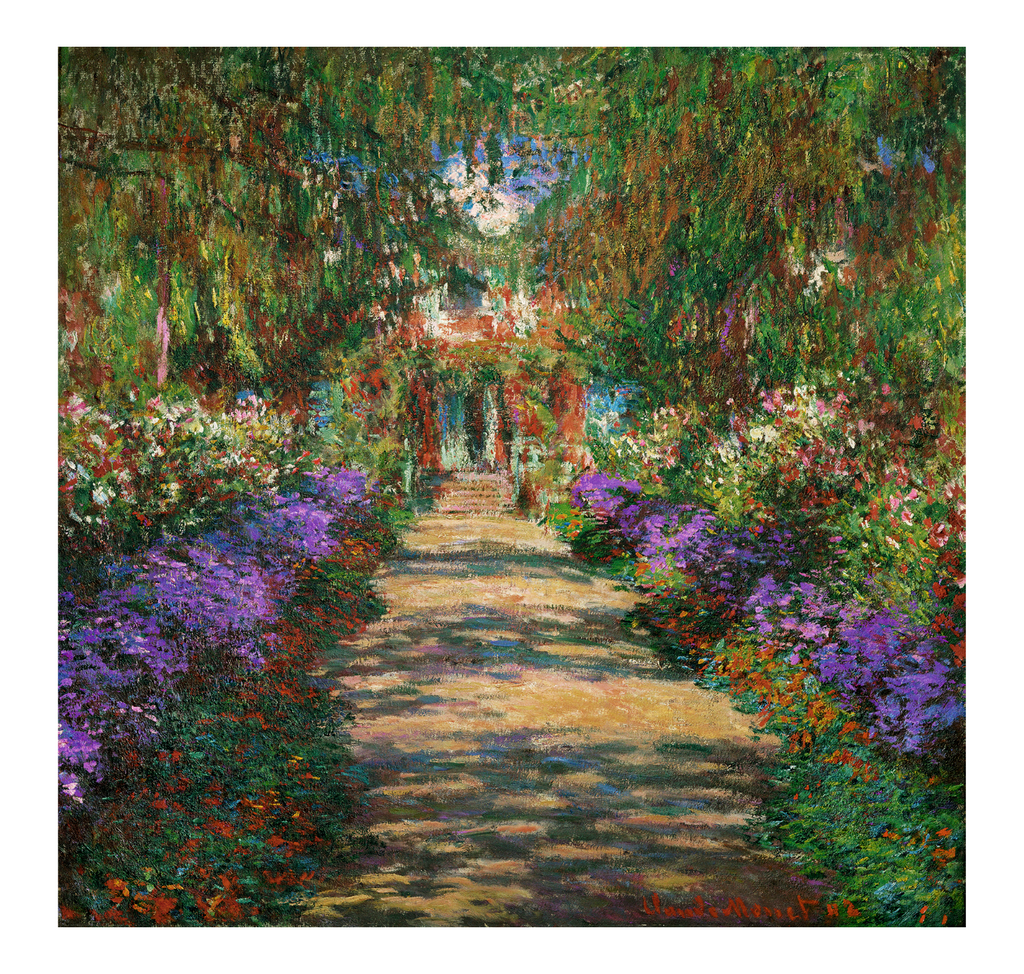 Garten in Giverny - Claude Monnet