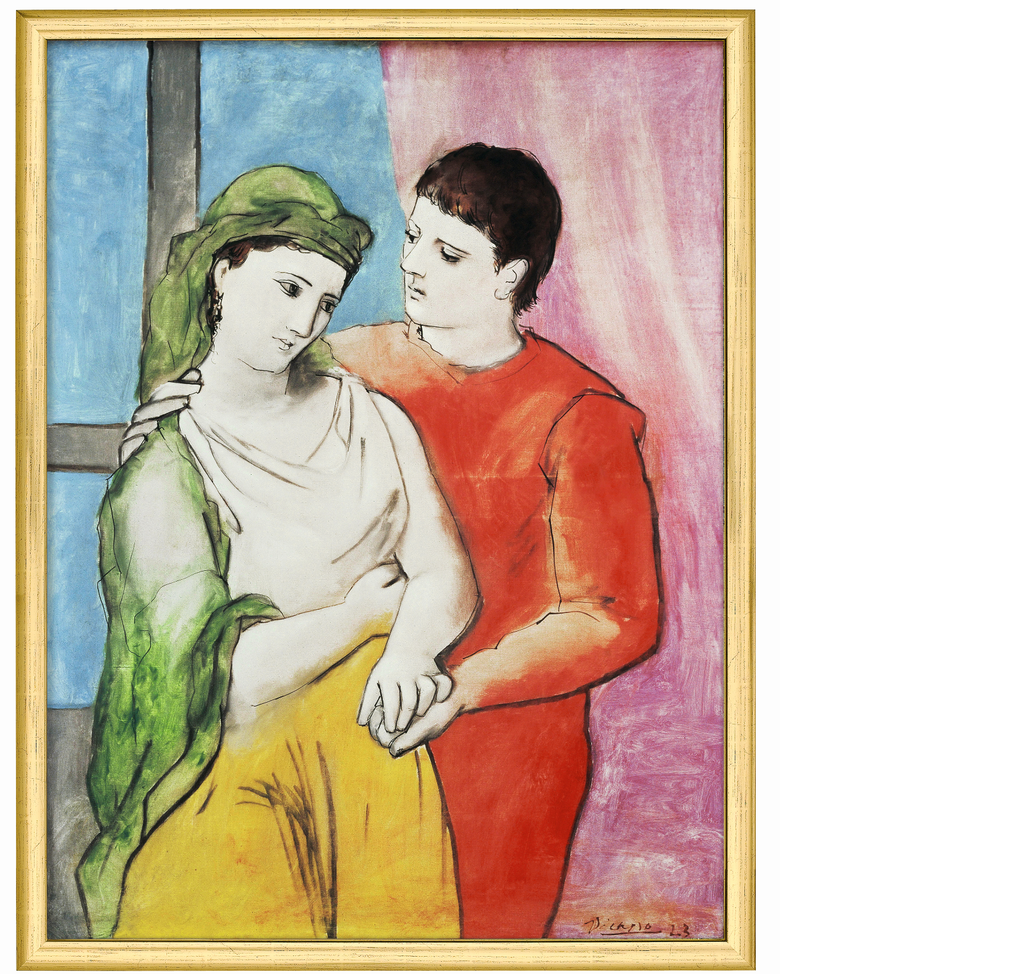 Tableau "The lovers" - Pablo Picasso