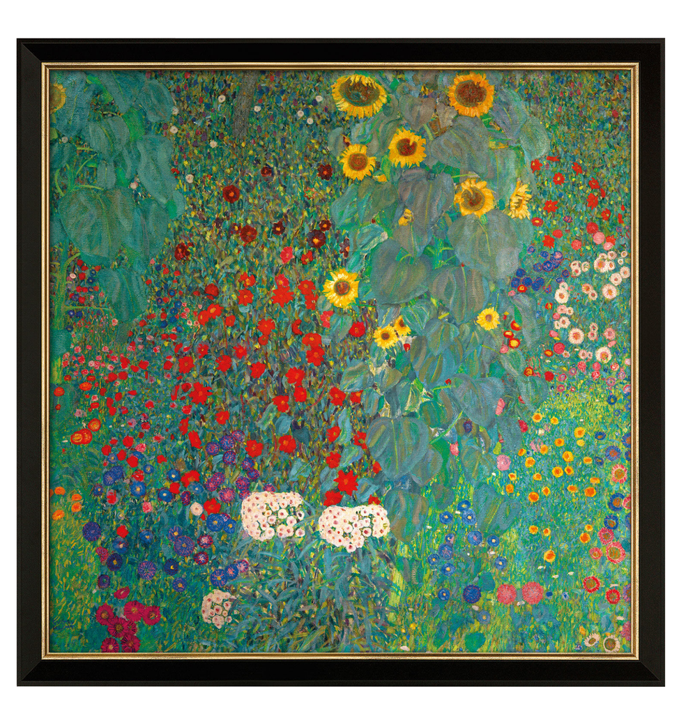 Bauerngarten mit Sonnenblumen - Gustav Klimt